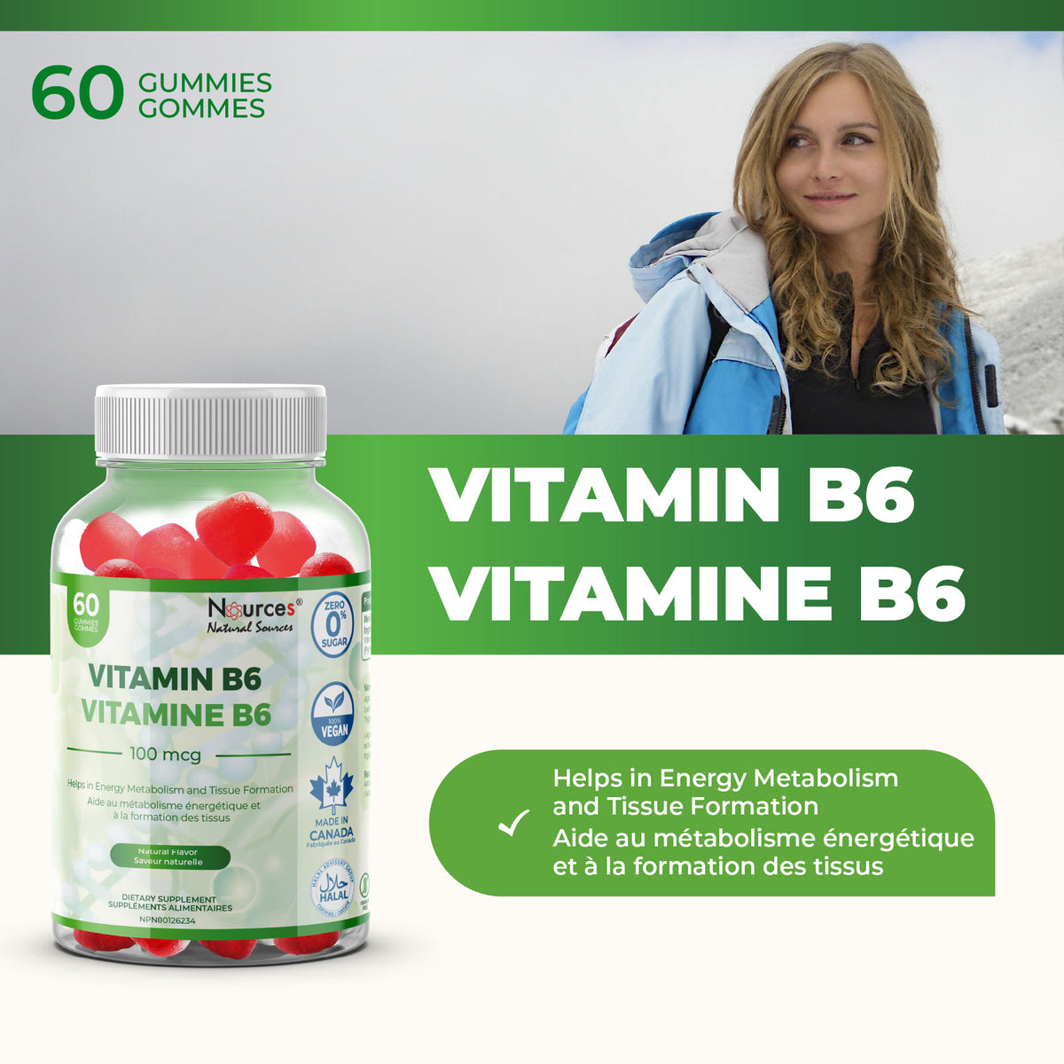 Nources Vitamin B6 Gummy