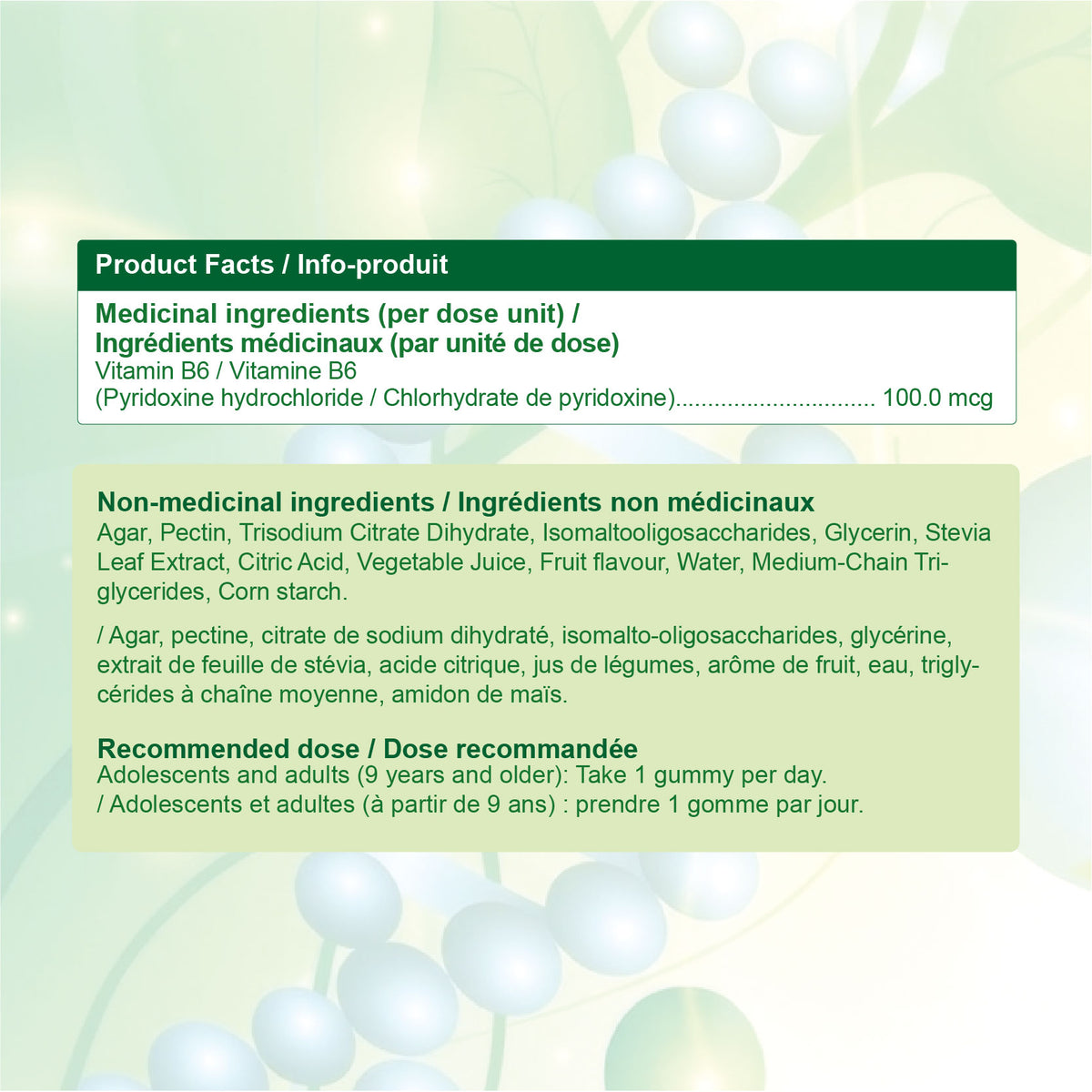 Nources Vitamin B6 Gummy