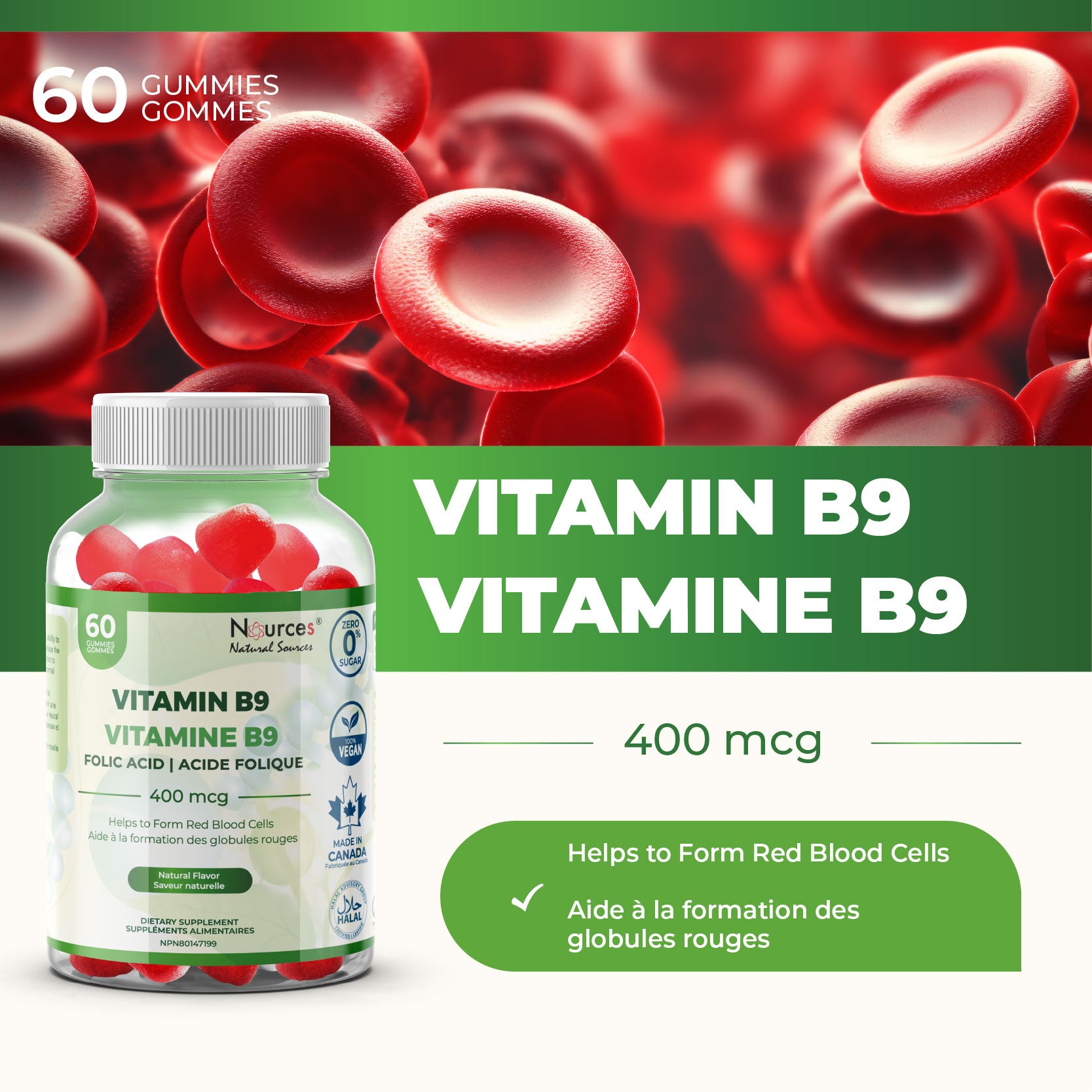 Nources Vitamin B9 Gummy