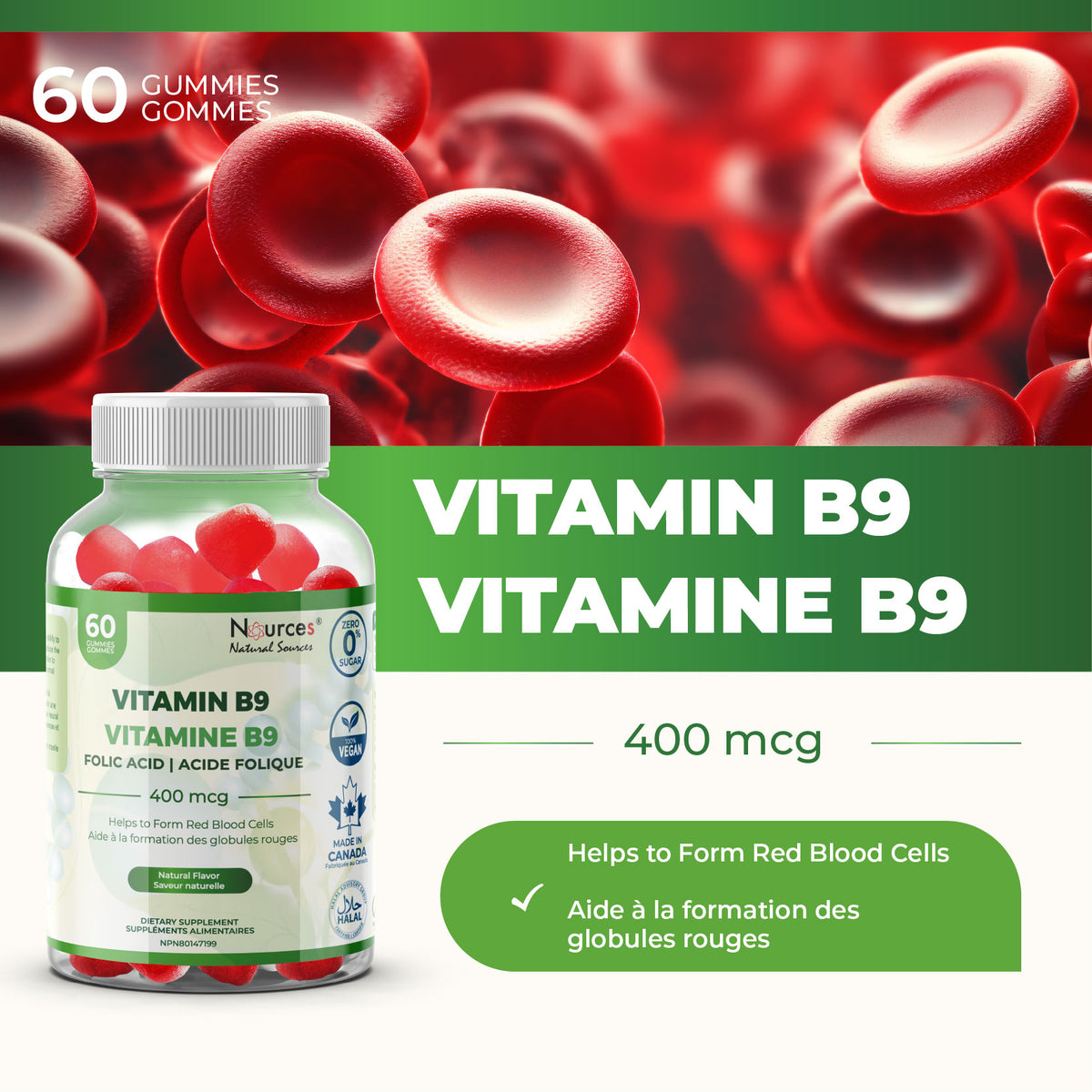 Nources Vitamin B9 Gummy