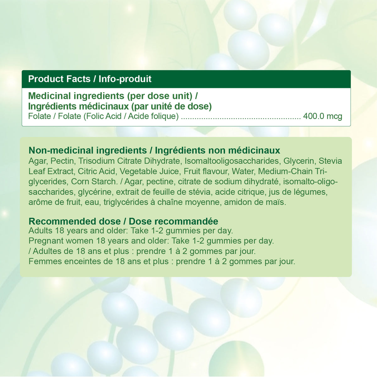 Nources Vitamin B9 Gummy