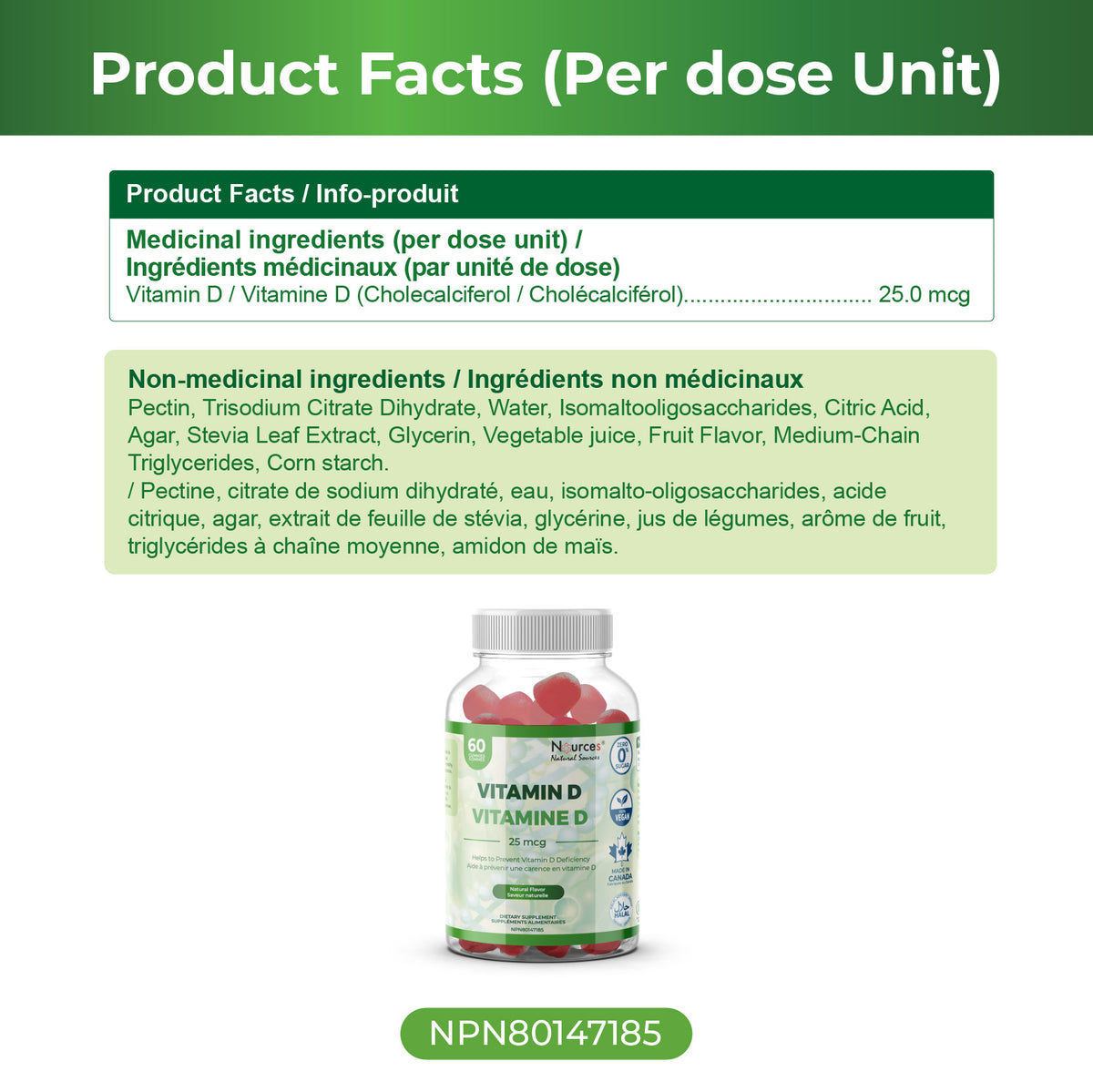 Nources Vitamin D Gummy