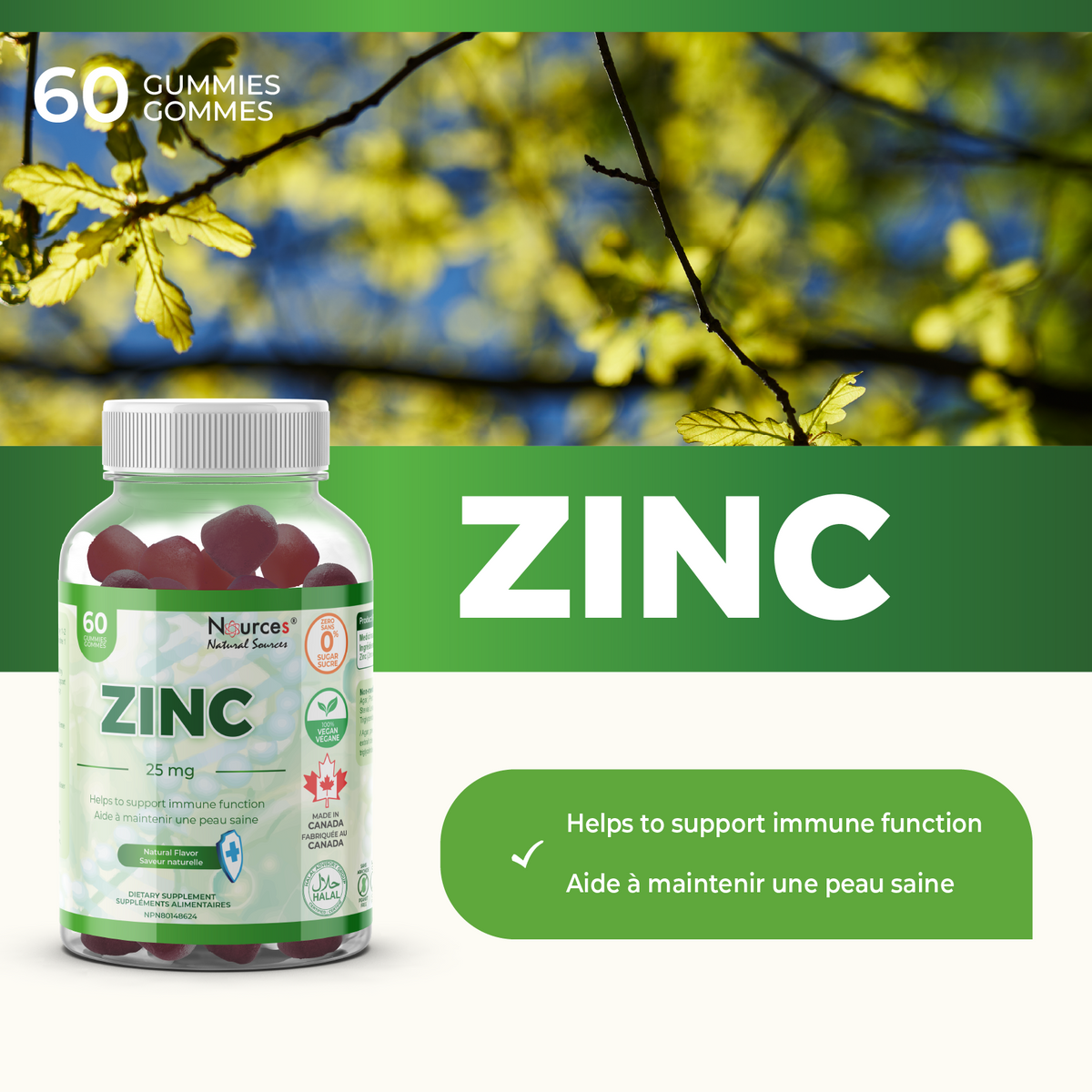 Nources Zinc