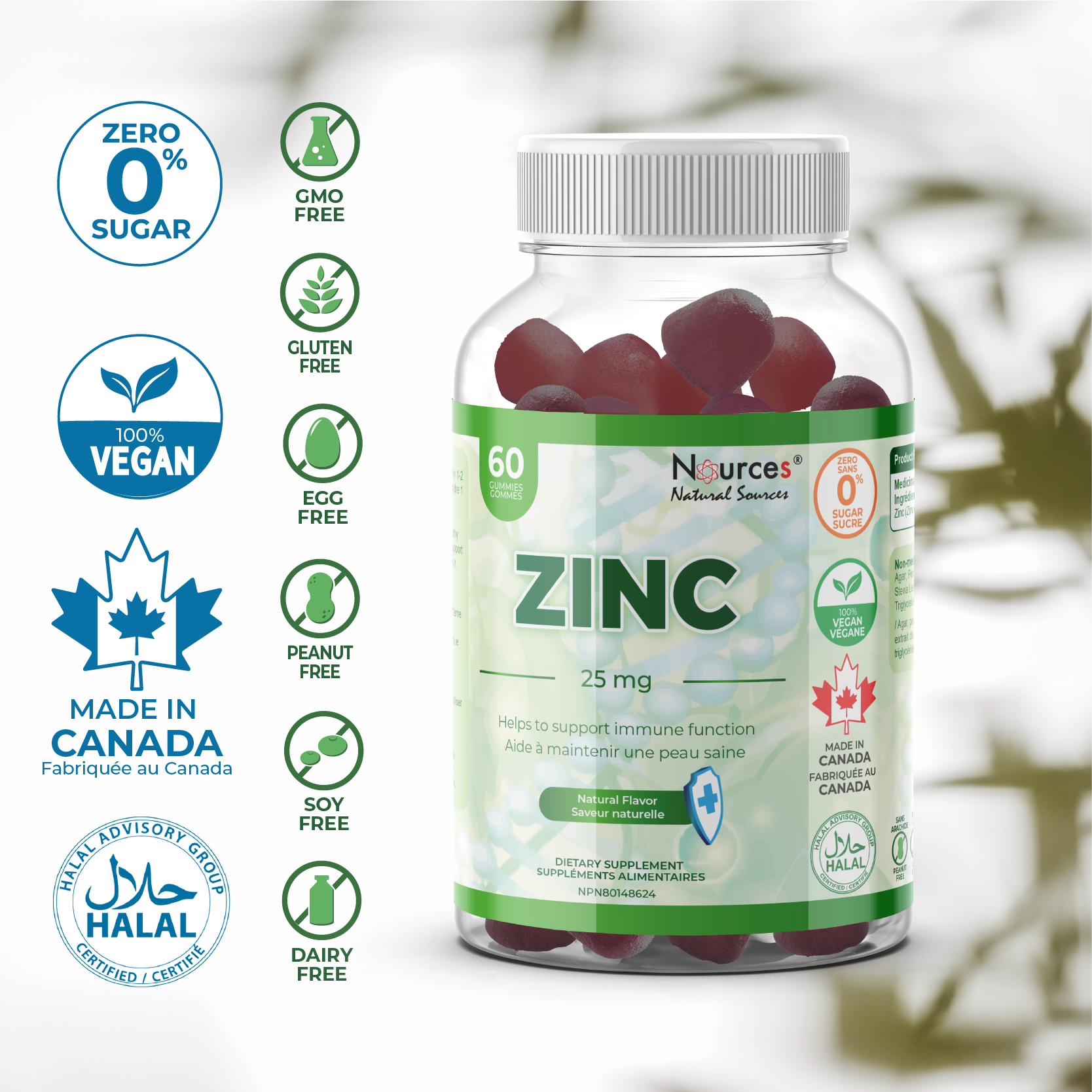 Nources Zinc