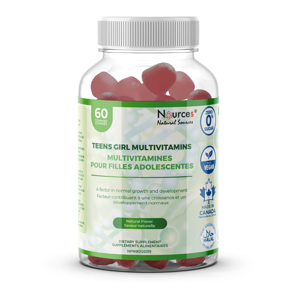 Nources Teens Girl Multivitamins Gummy