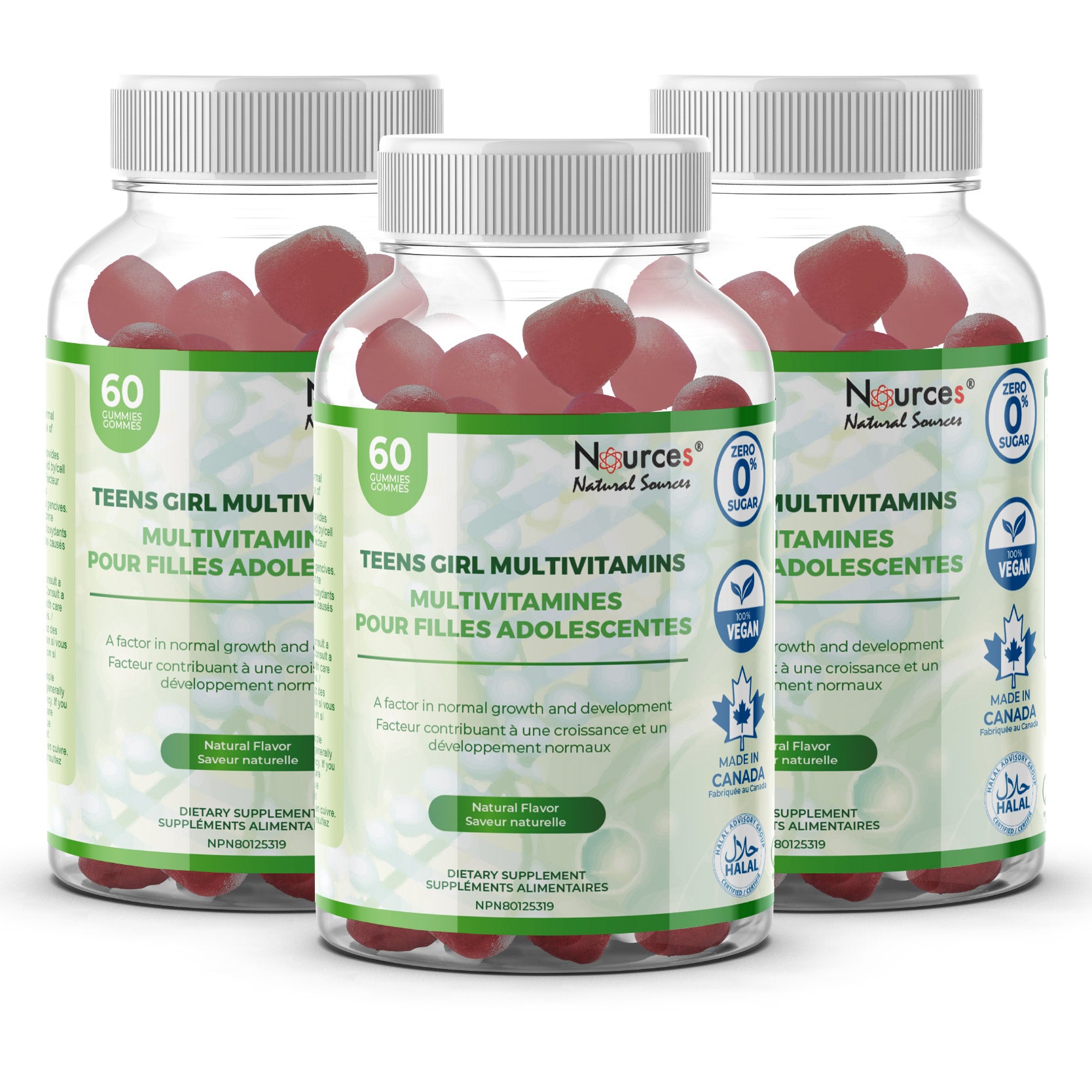 Nources Teens Girl Multivitamins Gummy